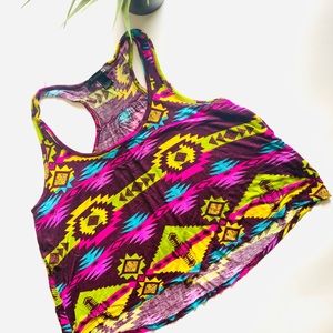 Forever 21 Multicolor Crop Top